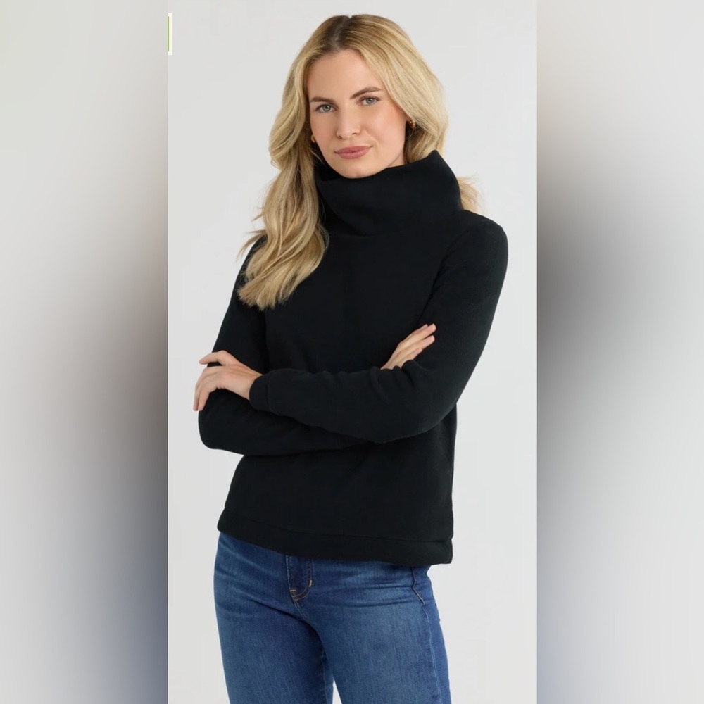 NWT Dudley Stephens black Park Slope Turtleneck Size XXL